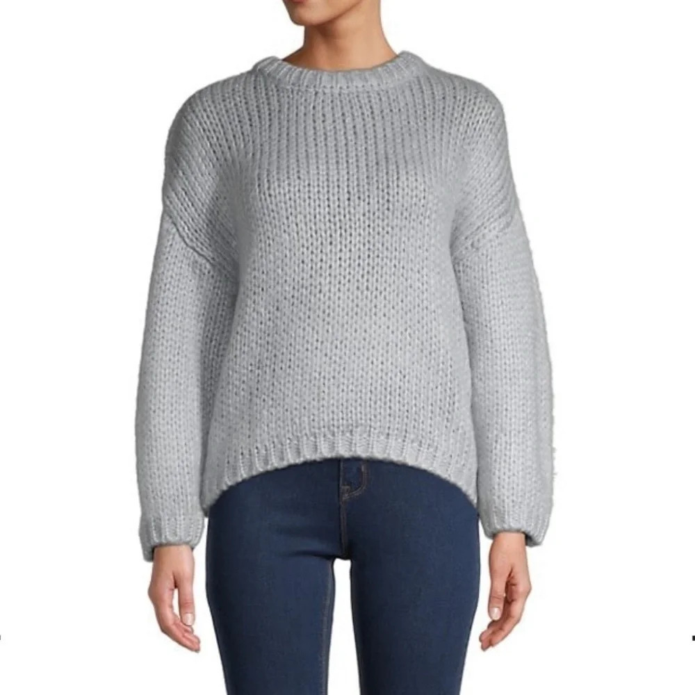 For The Republic  Dropped-Shoulder Knit Sweater size M